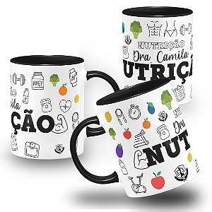 Caneca Nutrição Personalizada Elementos