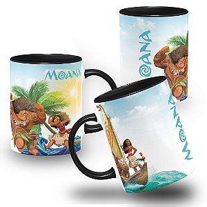 Caneca Moana Um Mar de Aventuras Desenho de Filme Infantil
