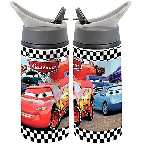 Garrafa Squeeze Relâmpago Mc Queen Carros Infantil