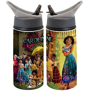 Garrafa Squeeze Maribel Encanto Filme Desenho Infantil Personalizada com Nome 02