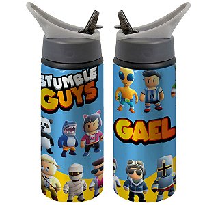 Garrafa Squeeze Stumble Guys Personalizada com Nome