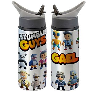 Garrafa Squeeze Stumble Guys Personalizada com Nome