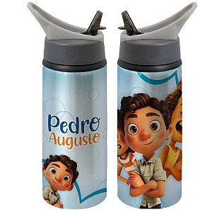 Garrafa Squeeze Luca Monstro Do Mar Personalizada com Nome