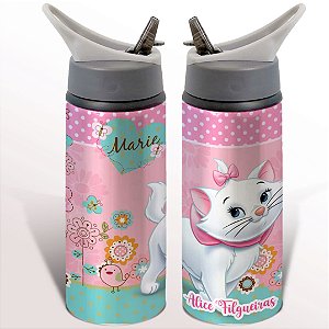 Garrafa Squeeze Buldogue Frances RB Infantil Com Nome Personalizado