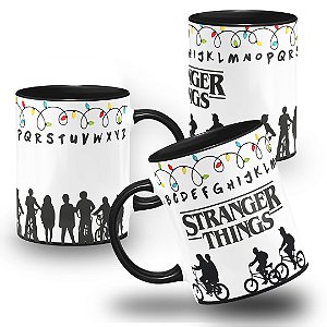 Caneca Stranger Things Series Aesthetic Anos 90