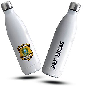 Garrafa Térmica PRF Polícia Rodoviaria Federal