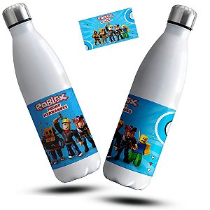 Garrafa Térmica Roblox 500ML Personalizada Aço Inox Dupla Camada 12h