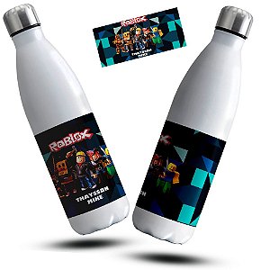 Garrafa Roblox Gamer Turma Térmica Infantil