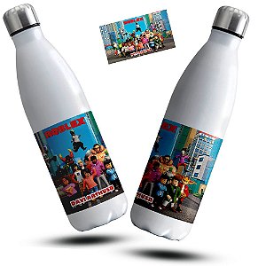 Garrafa Roblox Gamer Infantil Turma Térmica