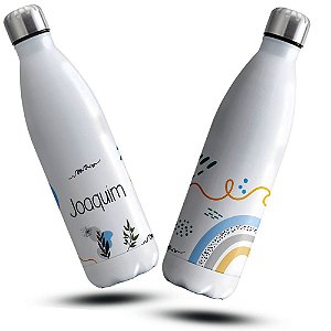 Garrafa Térmica Com Nome Boho