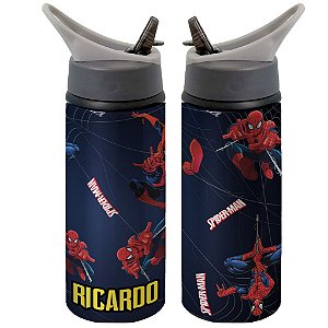 Garrafa Squeeze Homem Aranha Spider-man Mini