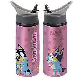 Garrafa Squeeze Bluey Menina Dog