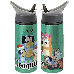 Garrafa Squeeze Bluey Dog Menino