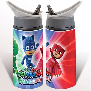 Garrafa Squeeze PJ MASKS Hérois de Pijama Lagartixo