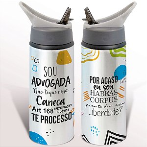 Garrafa Squeeze Advogada Profissão Direito Art.168 Te Processo