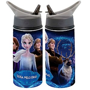 Garrafa Squeeze Frozen Princesa Infantil Filme