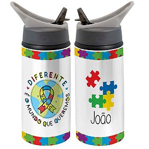 Garrafa Squeeze Infantil Autismo