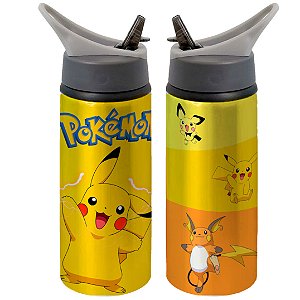 Garrafa Squeeze Pokemon Pikachu