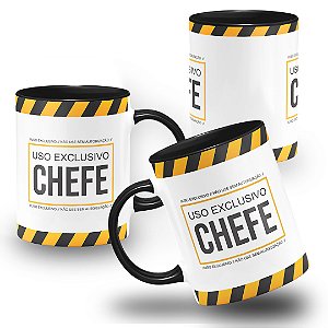 Caneca Chefe Uso Exclusivo Não Use Sem Autorização