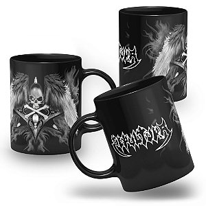 Caneca Banda Sepultura 100% Preta Heavy Metal