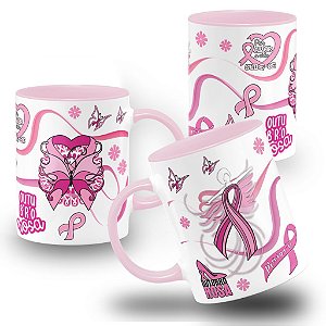 Caneca Outubro Rosa Campanha Outubro Rosa