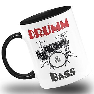 Caneca Drumm Bass Baterista