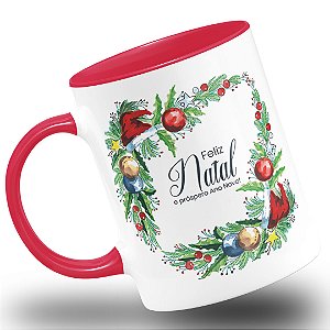 Caneca natal - Feliz Natal - Xícara Personalizada