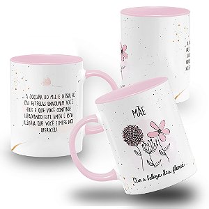 Caneca Mãe a Beleza Das Flores...