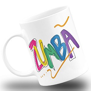 Caneca Zumba Academia Treino Dança
