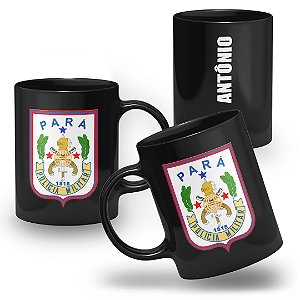 Caneca Polícia Militar do Estado do Pará 100% Preta