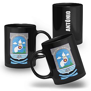 Caneca Polícia Militar do Estado do Piauí 100% Preta