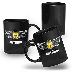 Caneca Operações Especiais de Minas Gerais GER 100% Preta
