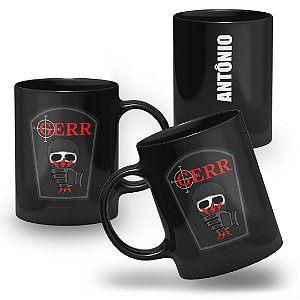 Caneca Operações Especiais de São Paulo GERR 100% Preta