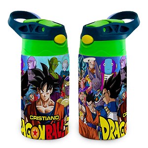 Garrafa Goku Dragon Ball Z Fases Infantil Térmica