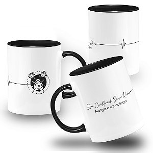 Caneca Alergia e Imunologia Defendendo o Corpo com Ciência