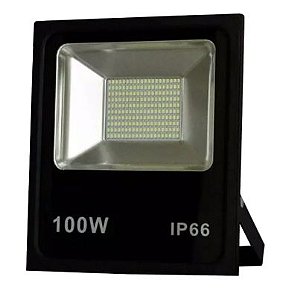 REFLETOR LED 100W BIVOLT BRANCO IP65 - REMANCI