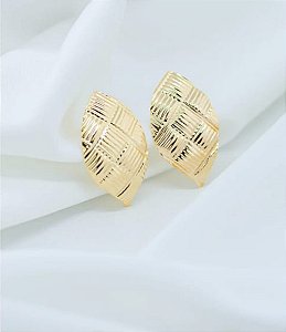 Brinco Folha Riscada