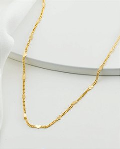 Tornozeleira Coração Dourado