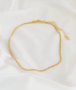 Choker Corrente Dourada
