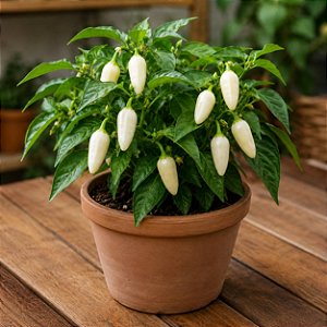 White Habanero Pimenta - 5 Sementes