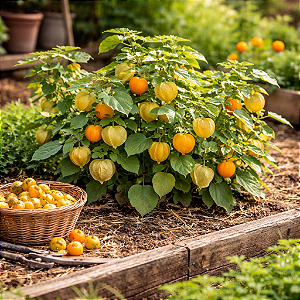 (Atacado) Physalis Fruta (Golden Berry): 300 Sementes