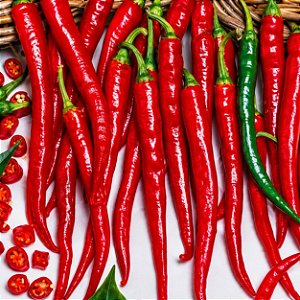 Pimenta Cayenne: 40 Sementes