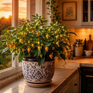 Pimenta Biquinho Amarela: 40 Sementes