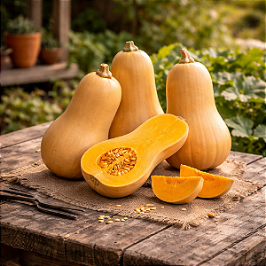 Abóbora Butternut - Cucurbita Moschata Duchesne: 10 Sementes
