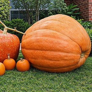 Abóbora Gigante: 3 Sementes