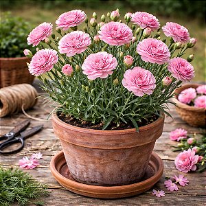 Cravo Rosa - Dianthus caryophyllus - 15 Sementes