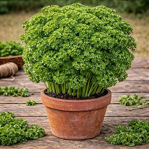 Salsa Crespa Tempero: 20 Sementes