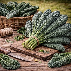 Couve Toscana (Kale): 50 Sementes