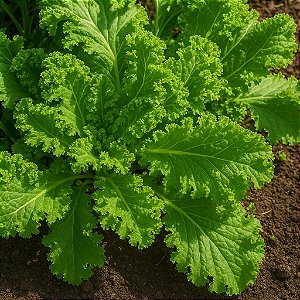 Mostarda Crespa Gigante: 50 Sementes