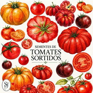 Tomates Sortidos - 500 Sementes